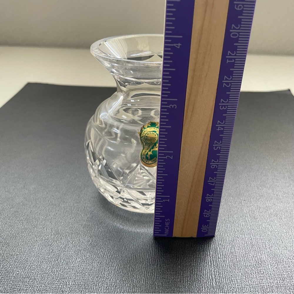 Waterford - Crystal Cut Glass - Flower Bud Vase - Republic of Ireland - Picture 5 of 7